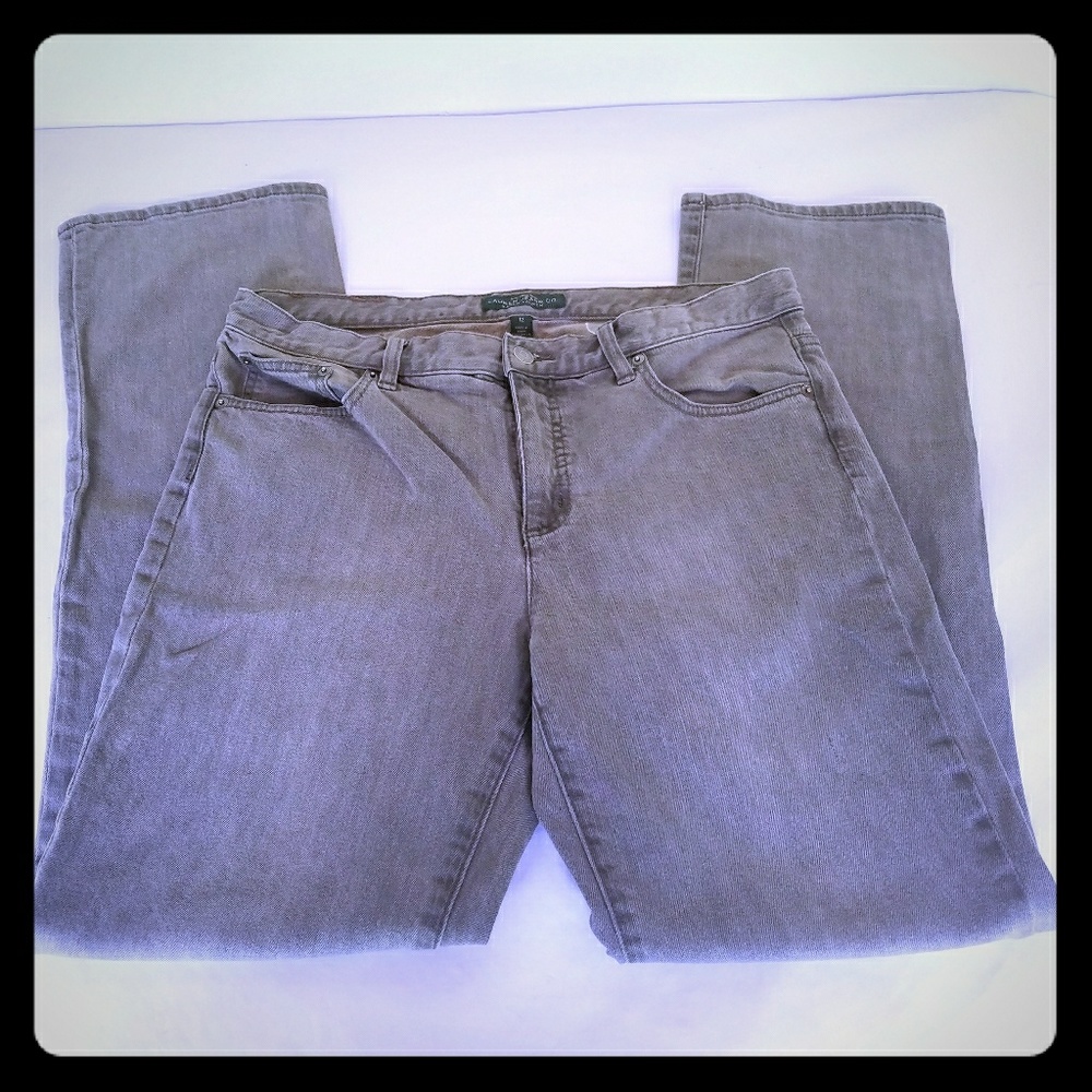 Lauren Ralph Lauren Women's Gray Denim Jeans